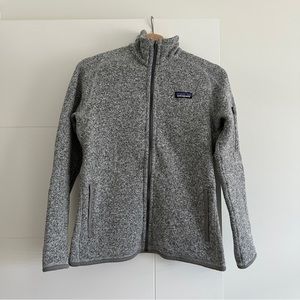 BNWOT Patagonia grey fleece zip up (s) “better sweater”